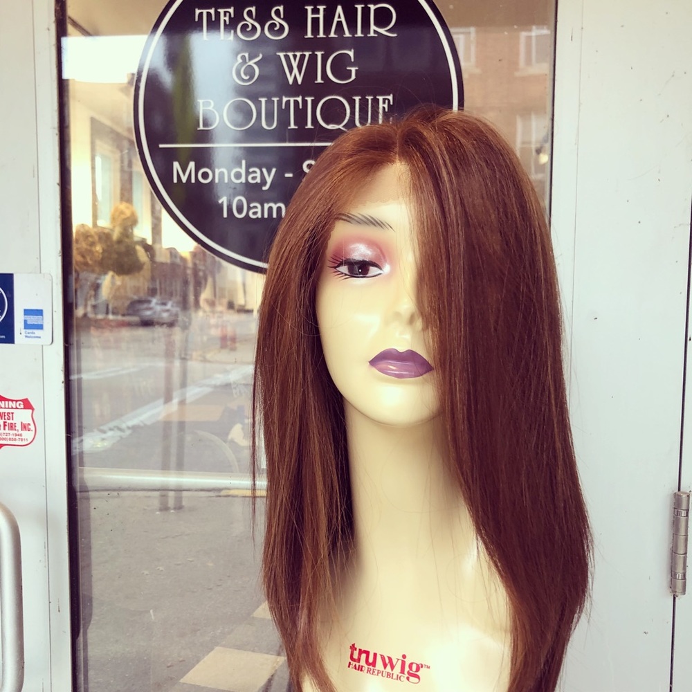 Wig sale auburn brunette copper reddish Long 2019